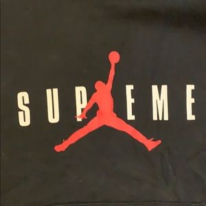 Supreme x Jordan XL hooded sweatshirt